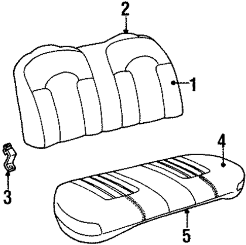 Continental REAR SEAT COMPONENTS