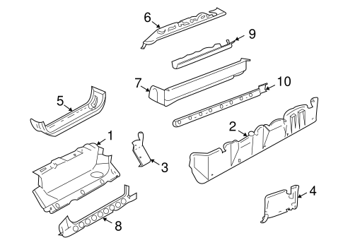 Savana 3500 ROCKER PANEL