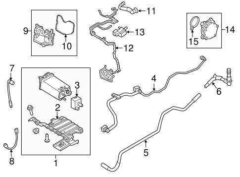 Fuel System/Turbo Charger for 2015 Ford Explorer #1