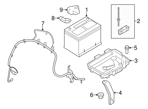 Electrical/Battery for 2009 Ford Edge #1