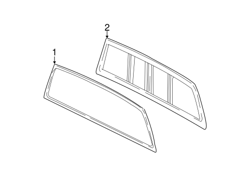 Silverado 2500 HD GLASS & HARDWARE - BACK