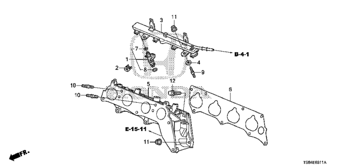 ENGINE/FUEL INJECTOR (2.4L) for 2013 Honda CIVIC COUPE #1