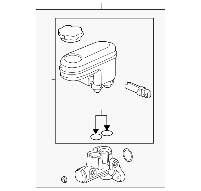 15892507 Деталь MASTER CYLINDER