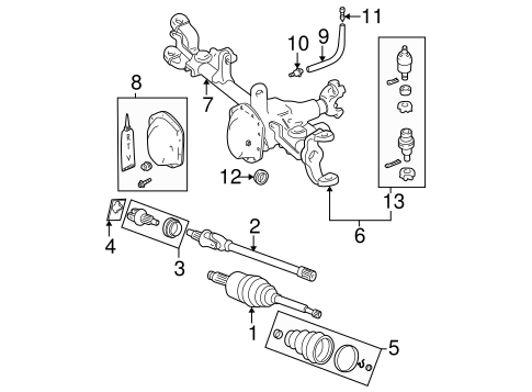 Grand Cherokee FRONT AXLE & CARRIER