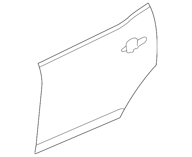 AE9Z-7424700-A Деталь OUTER PANEL, RIGHT