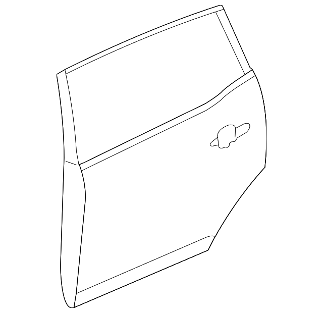 AE9Z-7424630-A Деталь DOOR SHELL, RIGHT