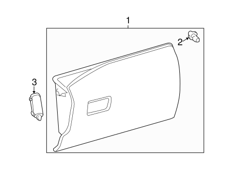 BODY/GLOVE BOX for 2010 Toyota Matrix #1
