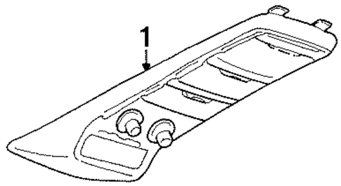 K3500 Pickup OVERHEAD CONSOLE