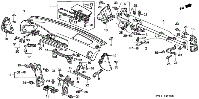 1996 Honda ACCORD COUPE EX COVER, INSTRUMENT *YR147L* (DRIVER SIDE) (GRACE BEIGE) - (77210SV4A00ZC) 1996 Honda ACCORD COUPE EX COVER, INSTRUMENT *YR147L* (DRIVER SIDE) (GRACE BEIGE) - (77210SV4A00ZC)