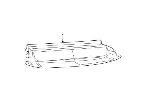 Electrical/High Mounted Stop Lamp for 2015 Fiat 500 #1