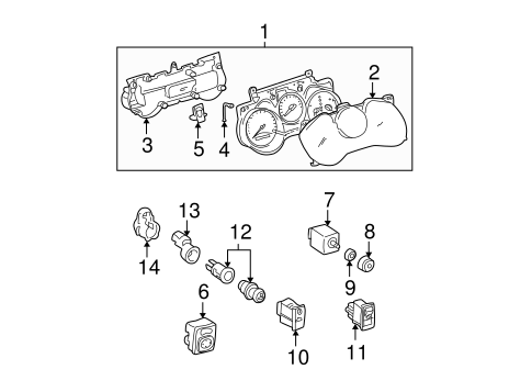 ELECTRICAL/SWITCHES for 2004 Toyota RAV4 #2