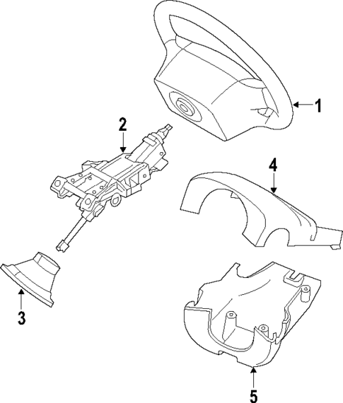 Steering Column for 2008 Volvo XC70 #0