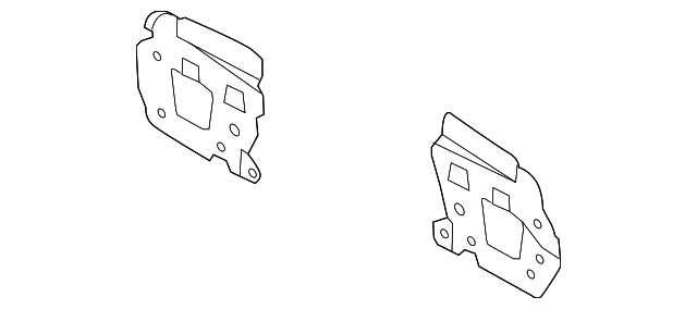 CP9Z-17C913-B Деталь BUMPER BRACKET, RIGHT