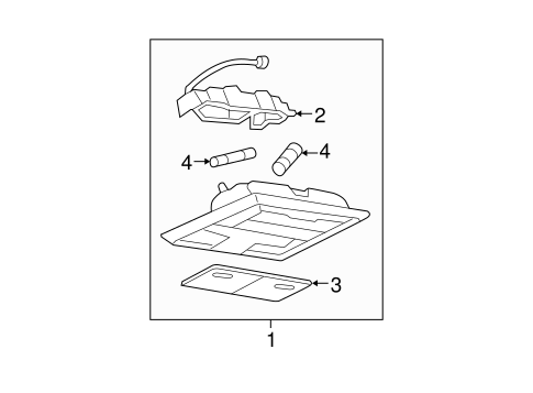 Body/Overhead Console for 2007 Ford Five Hundred #1