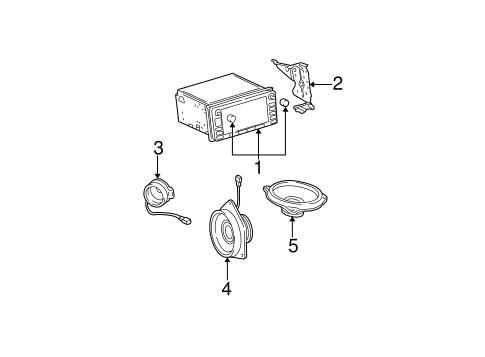 BODY/SOUND SYSTEM for 2006 Toyota Camry #1