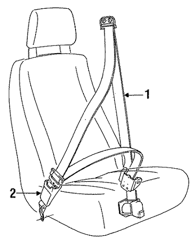 760 FRONT SEAT BELTS