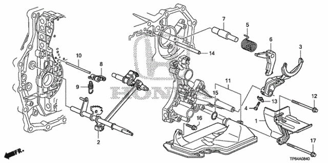 AT Shift Fork (V6) (1) for 2011 Honda Accord Crosstour #0
