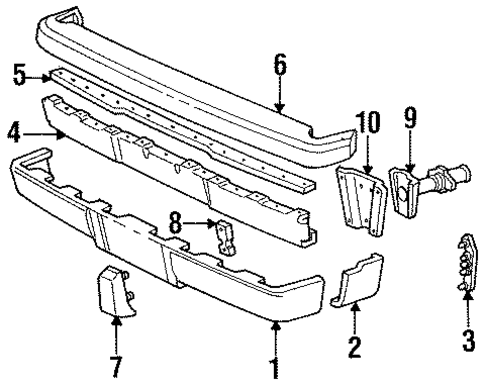 New Yorker BUMPER & COMPONENTS - REAR