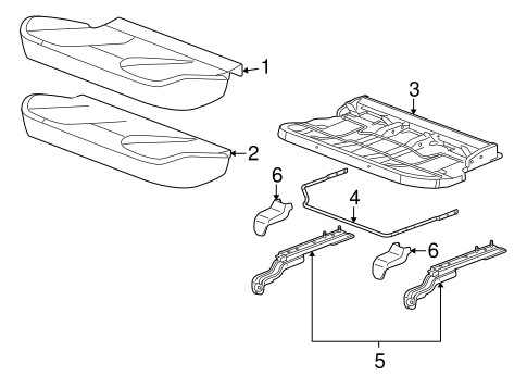 Terrain REAR SEAT COMPONENTS