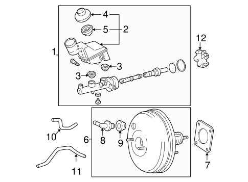 BODY/MASTER CYLINDER - COMPONENTS ON DASH PANEL for 2007 Toyota Corolla #1