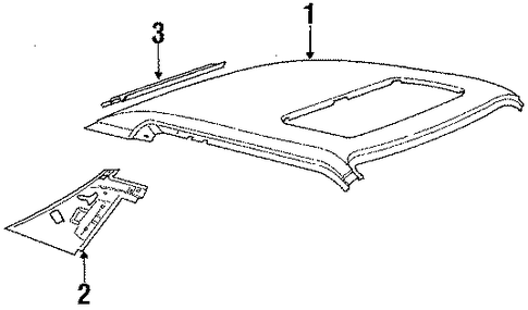 Mustang ROOF & BACK GLASS