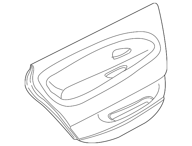30880951 Деталь DOOR TRIM PANEL, RIGHT