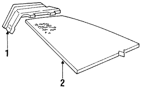 LTD Crown Victoria INTERIOR TRIM - REAR BODY 2