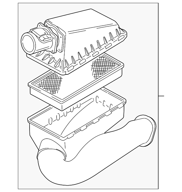 XR88195 Деталь AIR CLEANER ASSY