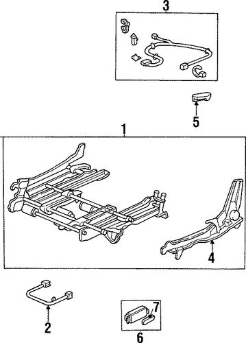 Knob, L Reclining *YR169L* (Mild Beige) Knob, L Reclining *YR169L* (Mild Beige)