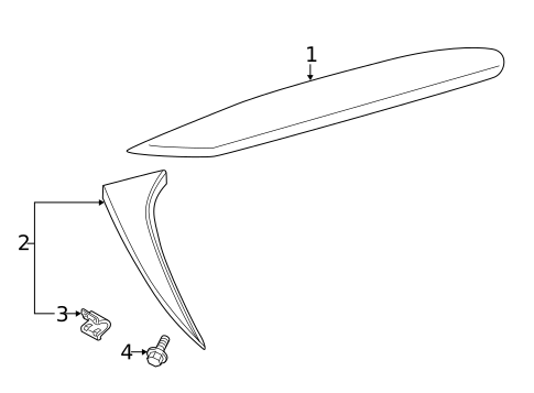 Rear Spoiler for 2019 Toyota Corolla #0
