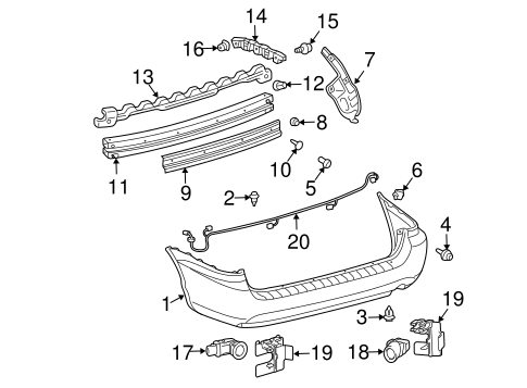 ELECTRICAL/PARKING AID for 2007 Toyota Sienna #2