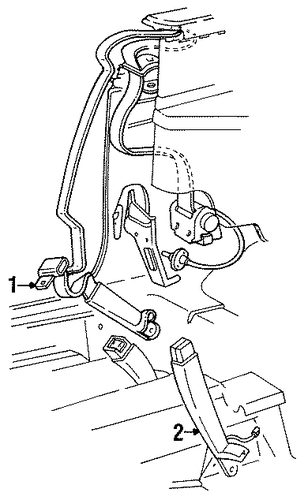 TC Maserati FRONT SEAT BELTS