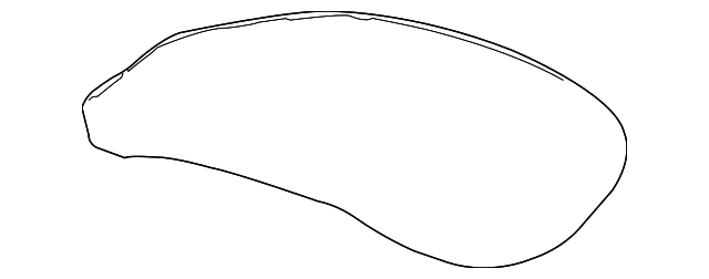 987-542-511-07 Деталь DOOR GLASS, LEFT