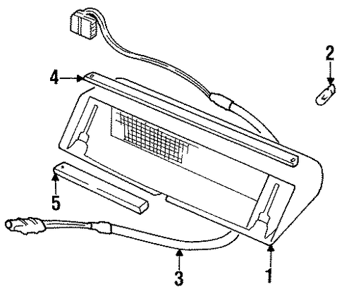 XJS HIGH MOUNT LAMPS 2