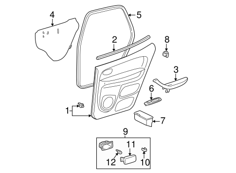 ELECTRICAL/REAR DOOR for 2005 Toyota Sequoia #3