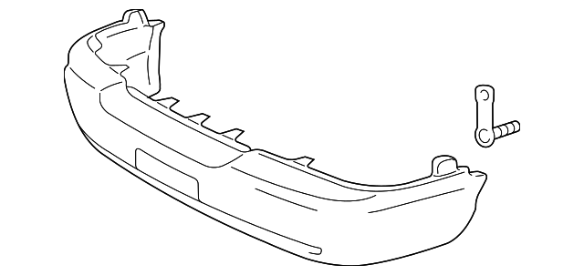 3W3Z-17D957-BA Деталь BUMPER COVER