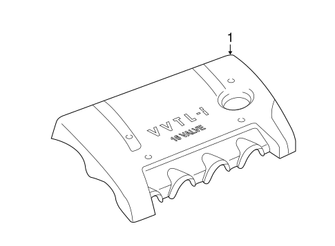 ENGINE/ENGINE APPEARANCE COVER for 2005 Toyota Matrix #1