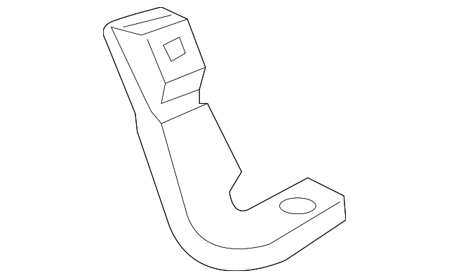 XW4Z5461202AAD Деталь BUCKLE END, RIGHT
