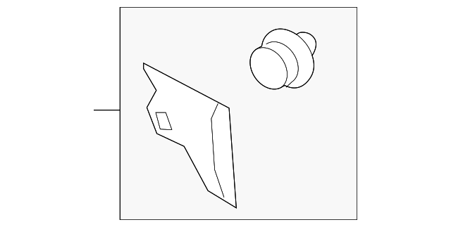 BK3Z-6129396-BA Деталь SIDE MOLDING, RIGHT