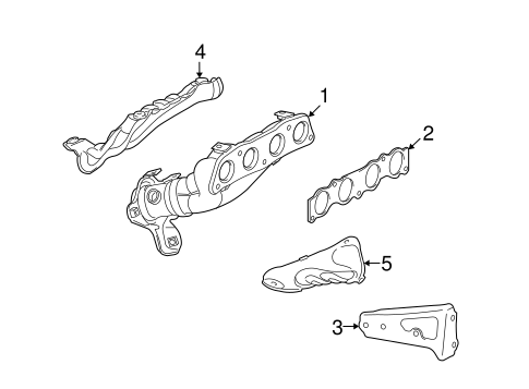 EXHAUST SYSTEM/EXHAUST MANIFOLD for 2009 Toyota Matrix #1