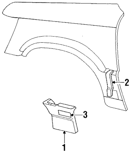 Grand Cherokee EXTERIOR TRIM - FENDER 2