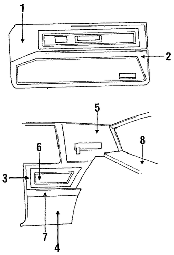Toronado INTERIOR TRIM
