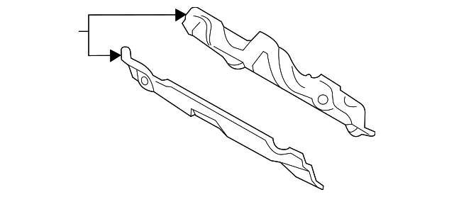 9A1-104-319-71 Деталь HEAT SHIELD, LEFT