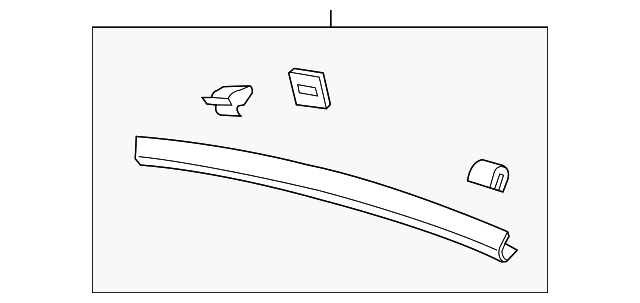 970-555-243-01-9Q0 Деталь UPPER TRIM