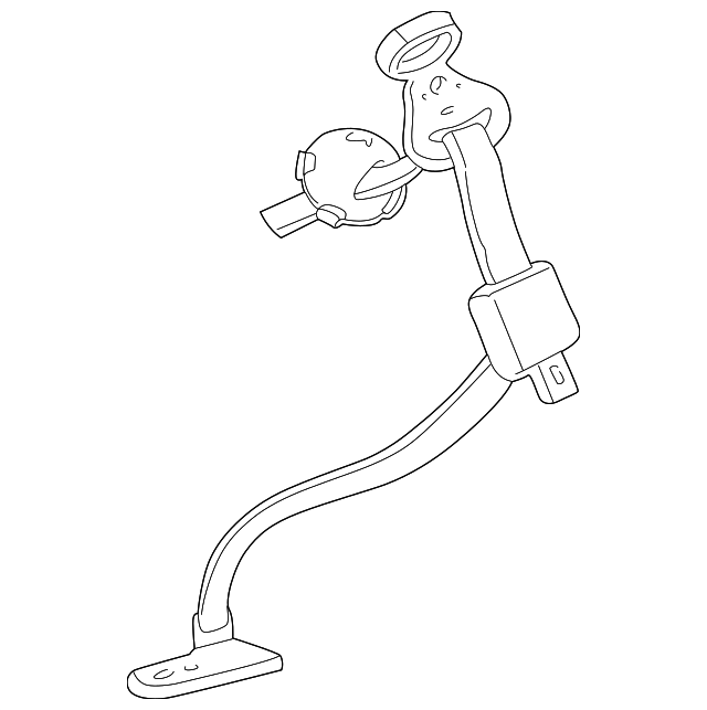 YF1Z-74611B69-AAD Деталь RETRACTOR ASSY, LEFT
