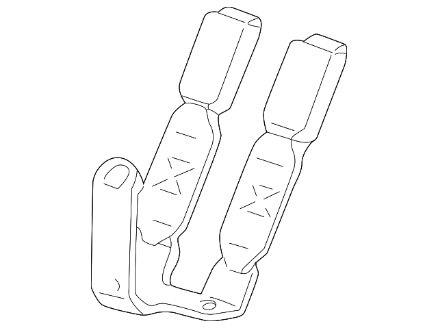 4F1Z-74600A38-AAB Деталь CENTER SEAT BELT