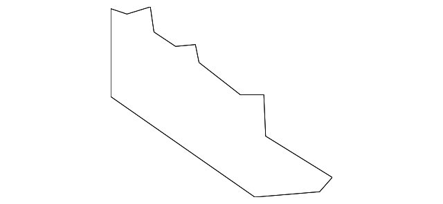 C1BZ-5E084-DA Деталь ROCKER MOLDING REAR COVER, LEFT