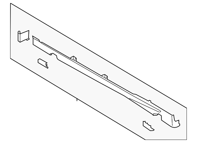 C1BZ-5810146-AB Деталь ROCKER MOLDING, RIGHT