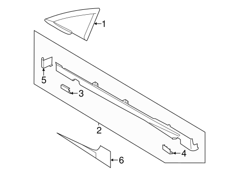 Fiesta EXTERIOR TRIM - PILLARS 2