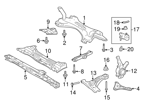 FRONT SUSPENSION/SUSPENSION COMPONENTS for 2014 Scion tC #1